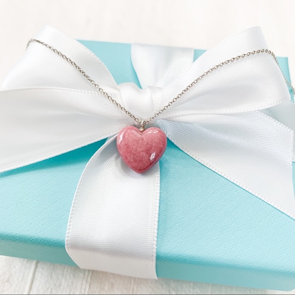 Tiffany & Co. Jewelry - Tiffany & Co. Rhodonite Heart Pendant